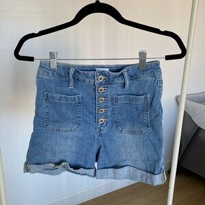 High Waisted Jean Shorts